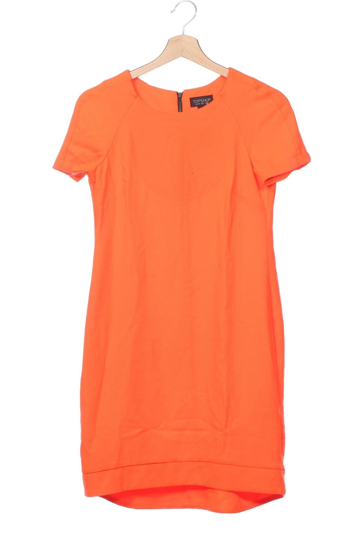 Kleid Topshop, Größe XS, Farbe Orange, Preis 33,99 €