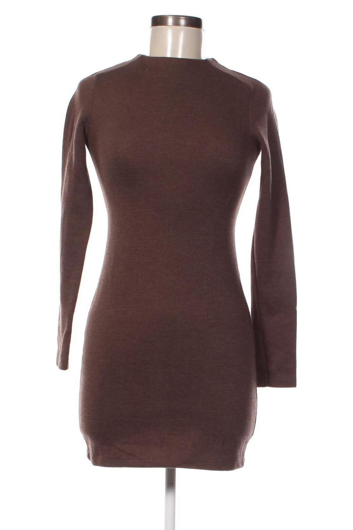 Kleid Zara, Größe S, Farbe Braun, Preis 18,99 €