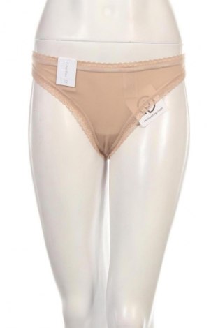 Bikini Calvin Klein, Größe L, Farbe Beige, Preis 20,99 €