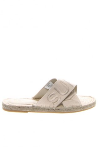 Pantolette Superdry, Größe 39, Farbe Ecru, Preis € 107,99