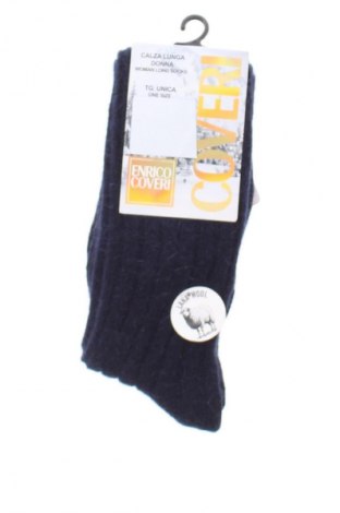 Socken Enrico Coveri, Größe M, Farbe Blau, Preis 9,99 €