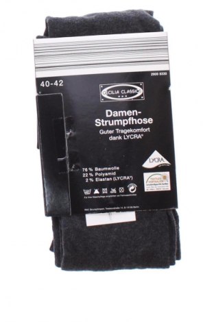 Strumpfhose-Leggings Cecilia Classics, Größe M, Farbe Grau, Preis 6,00 €