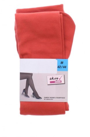 Punčocháče - legíny Okay, Velikost L, Barva Červená, Cena  148,00 Kč