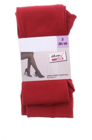Punčocháče - legíny Okay, Velikost M, Barva Červená, Cena  272,00 Kč