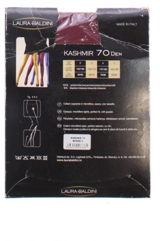 Rajstopy Laura Baldini, Rozmiar L, Kolor Czerwony, Cena 71,63 zł