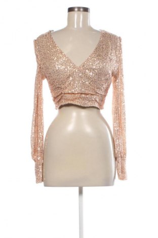 Дамска блуза Amisu, Размер L, Цвят Златист, Цена 5,11 €