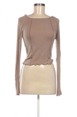 Damen Shirt Bershka, Größe M, Farbe Beige, Preis 15,86 €