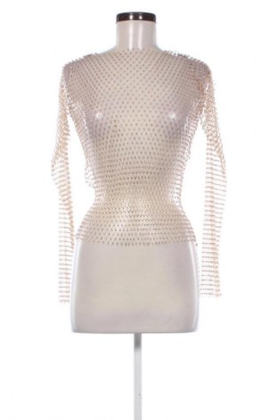 Bluzka damska Guido Maria Kretschmer, Rozmiar XS, Kolor Złocisty, Cena 175,28 zł