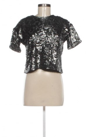 Дамска блуза H&M Divided, Размер XS, Цвят Сребрист, Цена 31,00 лв.