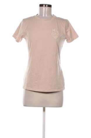 Damen T-Shirt Hugo Boss, Größe L, Farbe Beige, Preis € 64,96