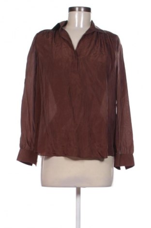 Γυναικεία μπλούζα Massimo Dutti, Μέγεθος XS, Χρώμα Καφέ, Τιμή 24,55 €