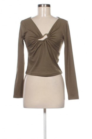 Дамска блуза NA-KD, Размер M, Цвят Зелен, Цена 33,97 лв.