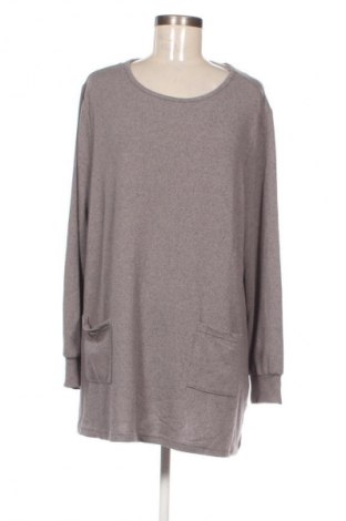 Γυναικεία μπλούζα SHEIN, Μέγεθος XXL, Χρώμα Γκρί, Τιμή 9,72 €