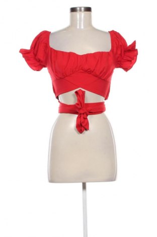 Bluză de femei SHEIN, Mărime XS, Culoare Roșu, Preț 82,00 Lei