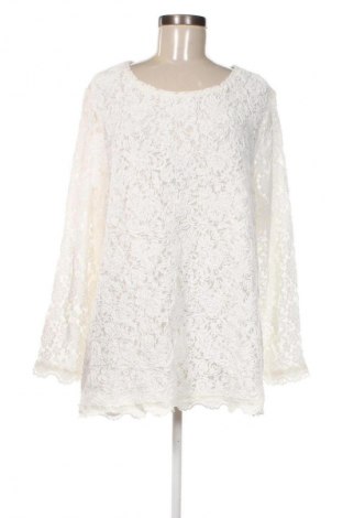 Γυναικεία μπλούζα Samoon, Μέγεθος XL, Χρώμα Λευκό, Τιμή 10,99 €