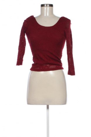 Дамска блуза Stradivarius, Размер S, Цвят Червен, Цена 19,00 лв.