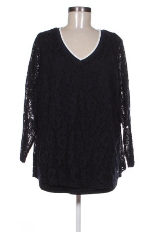 Γυναικεία μπλούζα Triangle By s.Oliver, Μέγεθος XXL, Χρώμα Μπλέ, Τιμή 17,39 €