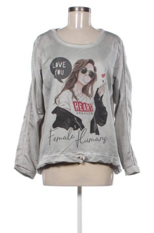 Γυναικεία μπλούζα Unbranded, Μέγεθος M, Χρώμα Γκρί, Τιμή 9,74 €