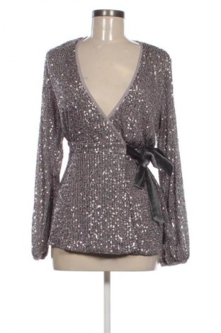 Bluză de femei Yumi, Mărime M, Culoare Argintiu, Preț 202,63 Lei