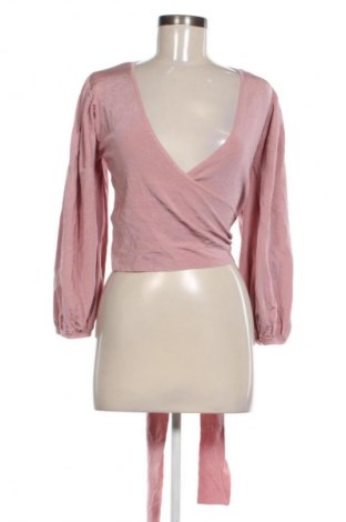 Дамска блуза Zara, Размер M, Цвят Пепел от рози, Цена 16,99 лв.