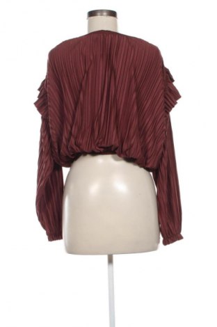 Дамска блуза Zara, Размер S, Цвят Кафяв, Цена 17,99 лв.