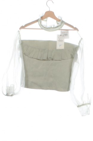 Γυναικεία μπλούζα Zara, Μέγεθος S, Χρώμα Πράσινο, Τιμή 18,85 €