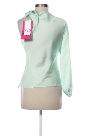 Damen Shirt Zara, Größe XS, Farbe Grün, Preis 32,00 €