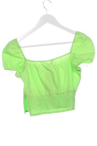 Дамска блуза Zara, Размер S, Цвят Зелен, Цена 46,11 лв.