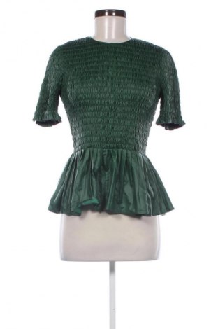 Дамска блуза Zara, Размер XS, Цвят Зелен, Цена 7,66 €