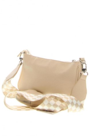 Дамска чанта Bershka, Цвят Бежов, Цена 19,00 лв.