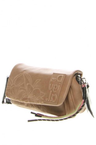 Дамска чанта Desigual, Цвят Бежов, Цена 68,02 лв.