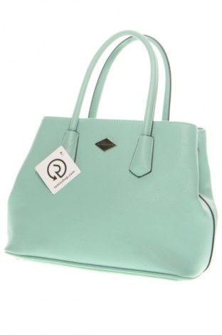 Дамска чанта Lazzarini, Цвят Зелен, Цена 41,06 лв.