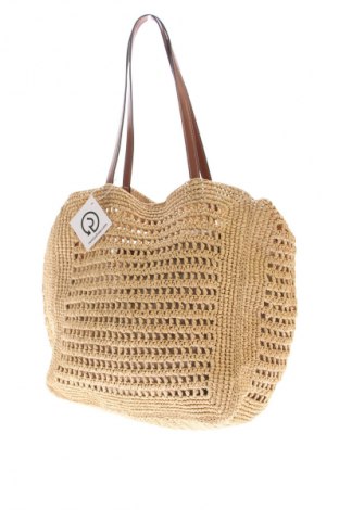 Дамска чанта Mango, Цвят Бежов, Цена 91,20 лв.