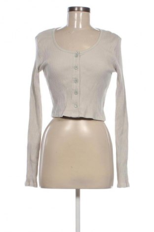 Damen Strickjacke Gina Tricot, Größe L, Farbe Grau, Preis 13,82 €