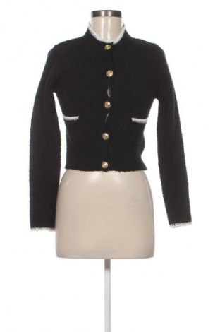 Damen Strickjacke H&M Divided, Größe XXS, Farbe Schwarz, Preis 18,21 €