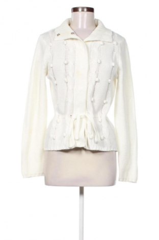 Damen Strickjacke Okay, Größe M, Farbe Weiß, Preis 14,77 €