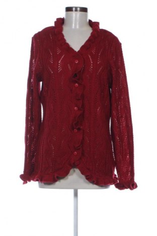 Damen Strickjacke Paola, Größe L, Farbe Rot, Preis 15,00 €