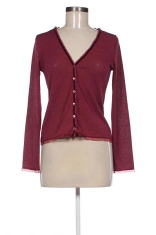 Дамска жилетка Promod, Размер M, Цвят Червен, Цена 41,04 лв.