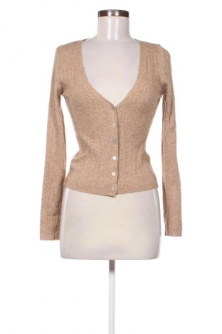 Дамска жилетка Stradivarius, Размер M, Цвят Бежов, Цена 29,33 лв.