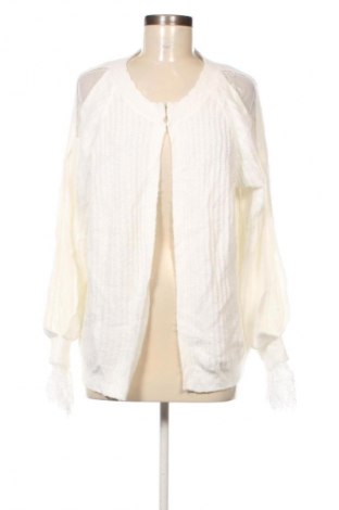 Damen Strickjacke Unbranded, Größe L, Farbe Weiß, Preis 8,99 €