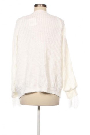 Damen Strickjacke Unbranded, Größe L, Farbe Weiß, Preis 8,99 €
