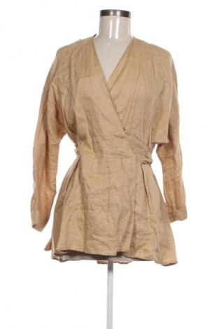 Damski kardigan Zara, Rozmiar L, Kolor Beżowy, Cena 62,02 zł