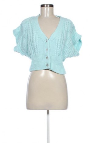 Damen Strickjacke Zebra, Größe S, Farbe Blau, Preis 14,83 €