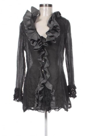 Γυναικείο πουκάμισο Elisa Cavaletti, Μέγεθος L, Χρώμα Γκρί, Τιμή 70,09 €