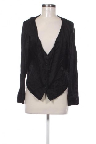 Дамска риза H&M, Размер L, Цвят Черен, Цена 11,99 лв.