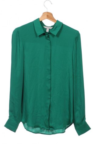 Дамска риза H&M, Размер XS, Цвят Зелен, Цена 8,99 лв.