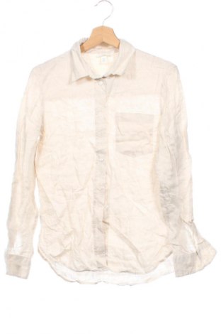 Дамска риза H&M, Размер XS, Цвят Бежов, Цена 15,99 лв.