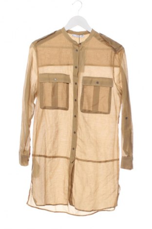 Дамска риза Mango, Размер XS, Цвят Кафяв, Цена 61,94 лв.