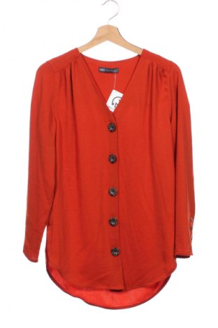 Γυναικείο πουκάμισο Marks & Spencer, Μέγεθος XS, Χρώμα Πορτοκαλί, Τιμή 8,99 €