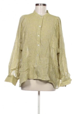 Дамска риза Massimo Dutti, Размер S, Цвят Зелен, Цена 43,99 лв.